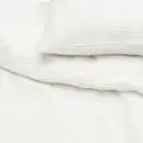 Bild 2 von SCHERSMIN Bettwäsche-Set, 2-teilig, weiß, 140x200/80x80 cm