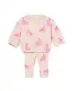 Bild 1 von Baby-Bekleidungsset, Pferde rosa
