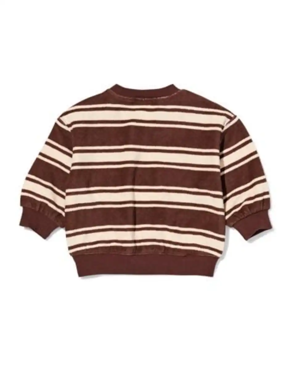 Bild 3 von Baby-Pullover Terry, gestreift braun