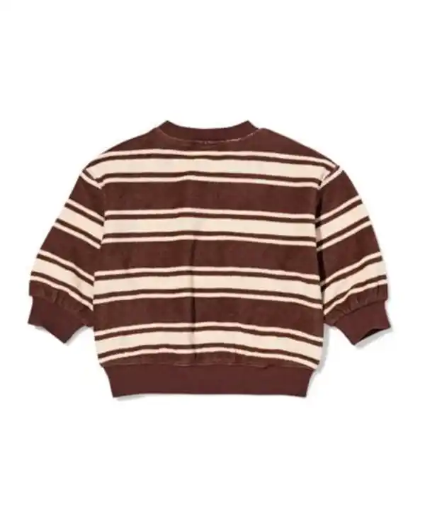 Bild 3 von Baby-Pullover Terry, gestreift braun