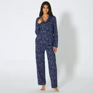 Damen-Schlafanzug im Boyfriend-Look, 2-teilig