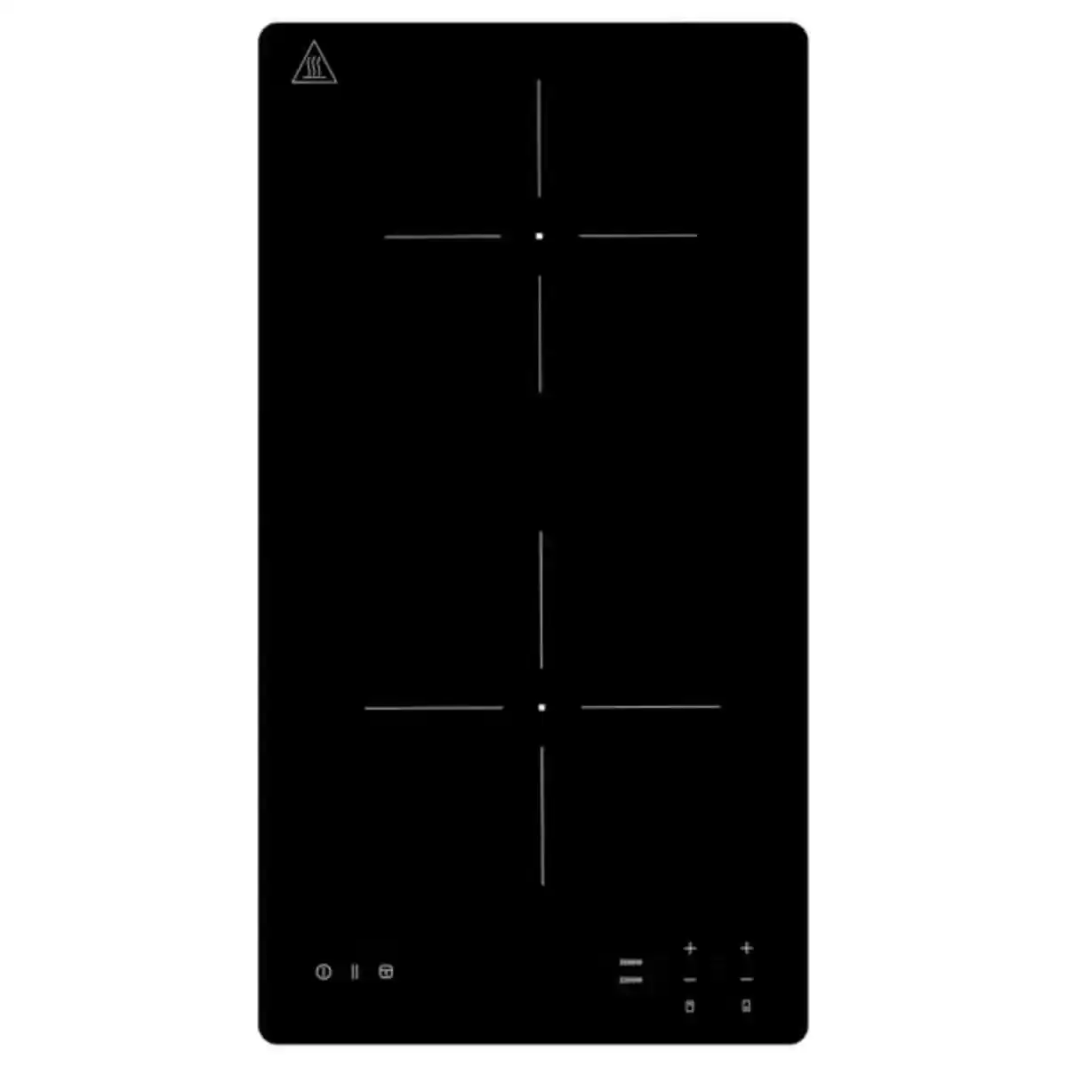 Bild 1 von TILLREDA Induktionskochfeld, tragbar, 2 Zonen weiß