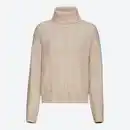 Bild 2 von Damen-Zopfstrickpullover mit Rollkragen