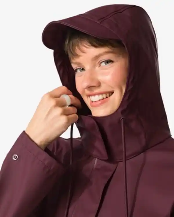 Bild 4 von Damenregenjacke dunkelrot