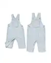 Bild 4 von Baby-Latzhose, gestreift jeansfarben