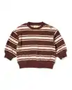 Bild 1 von Baby-Pullover Terry, gestreift braun