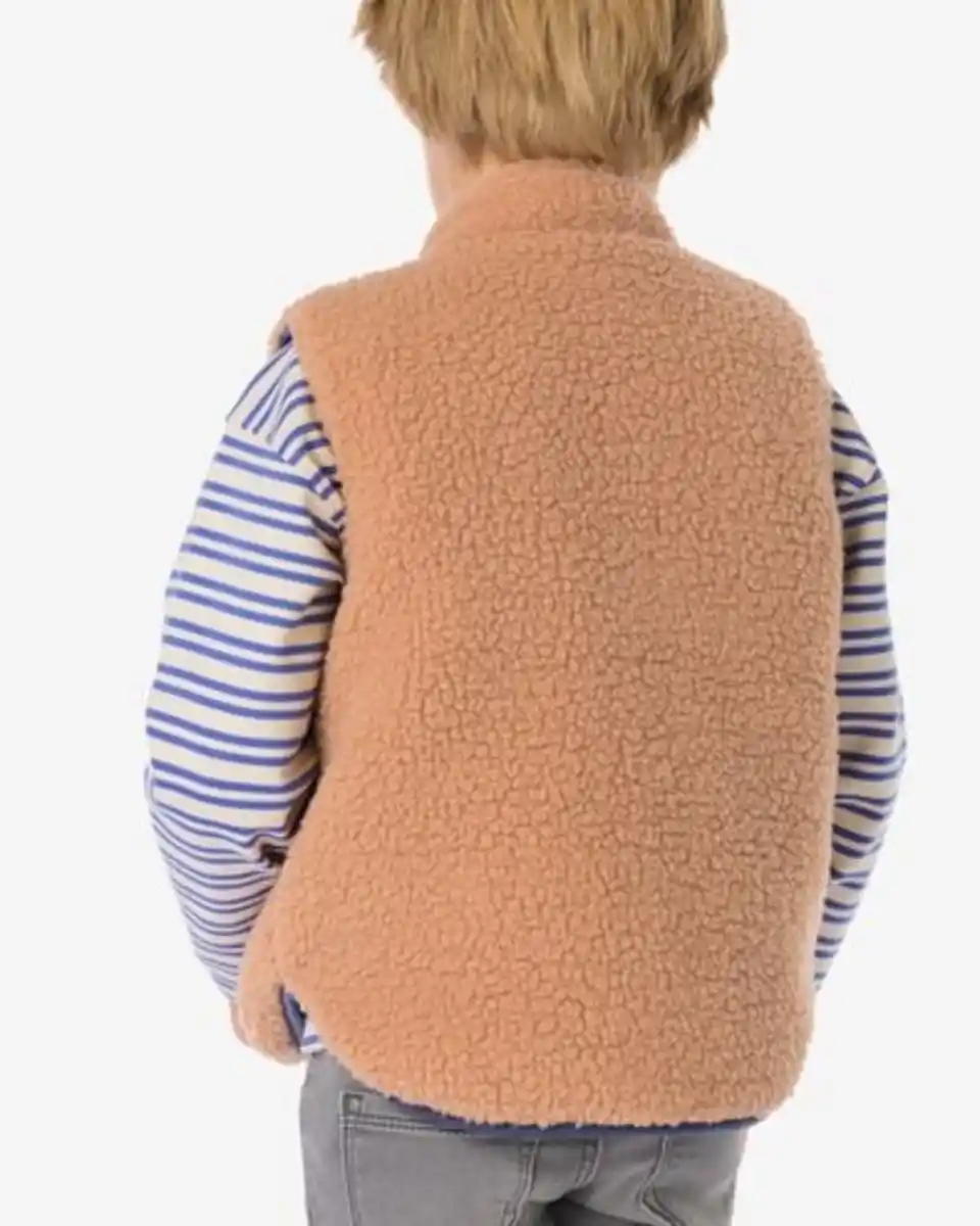 Bild 4 von Kinder-Wendeweste aus Teddystoff blau