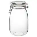 Bild 1 von KORKEN Dose mit Deckel, Klarglas, 1.8 l