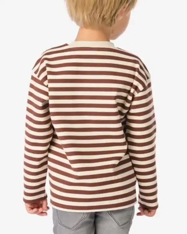 Bild 4 von Kindershirt, gestreift braun