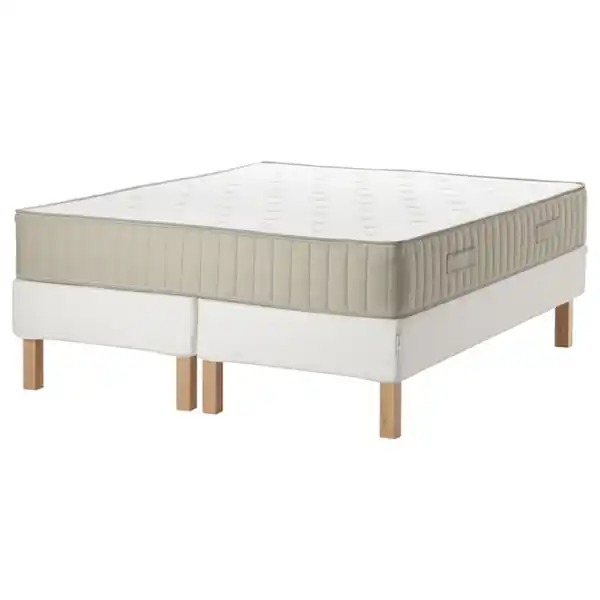 Bild 1 von ESPEVÄR/VATNESTRÖM Boxbett, weiß/fest natur, 160x200 cm