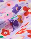 Bild 3 von Ausgestellte Kinderleggings gerippt mit Blumen lavendel