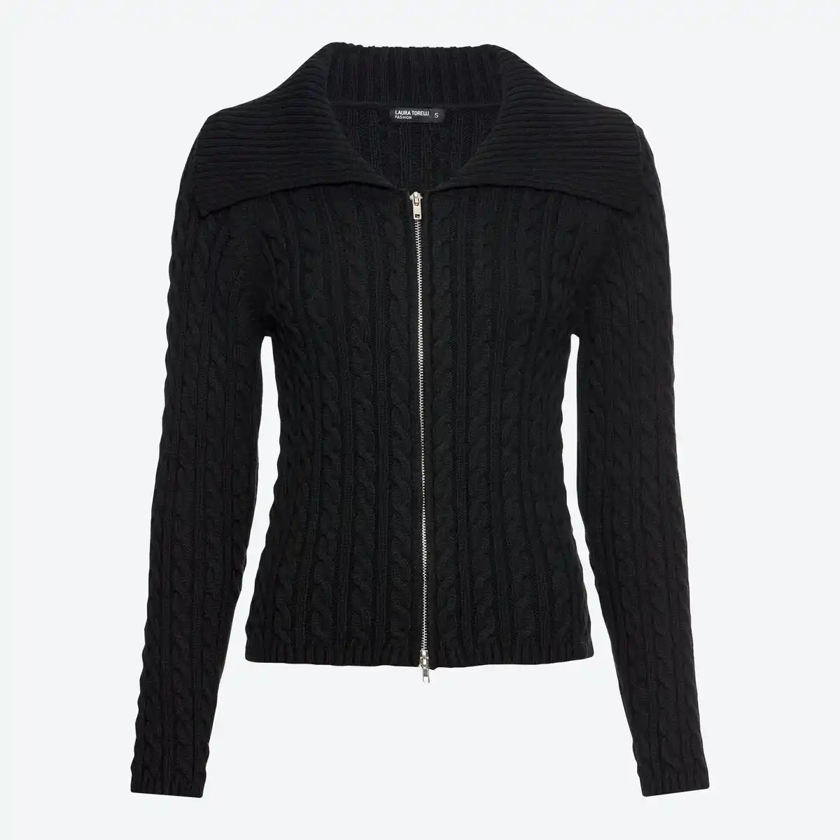 Bild 3 von Damen-Strickjacke mit Umlegekragen