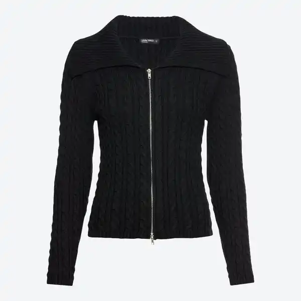 Bild 3 von Damen-Strickjacke mit Umlegekragen