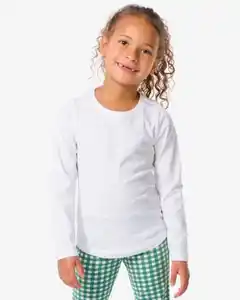 2er-Pack Kinder-Shirts, Biobaumwolle weiß
