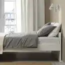 Bild 3 von VIHALS Bettgestell+Mittelbal/Federholzrahm, weiß/Luröy, 140x200 cm