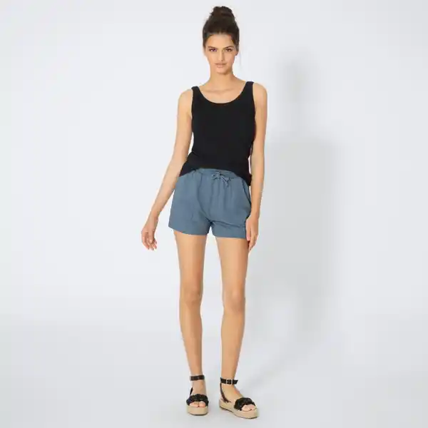 Bild 2 von Damen-Shorts aus reiner Baumwolle