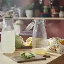 Bild 2 von KÖSSEBÄR Dose mit Deckel flaschenförmig, Klarglas, 1 l