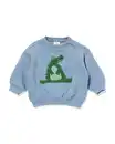 Bild 1 von Baby-Sweatshirt Krokodil blau