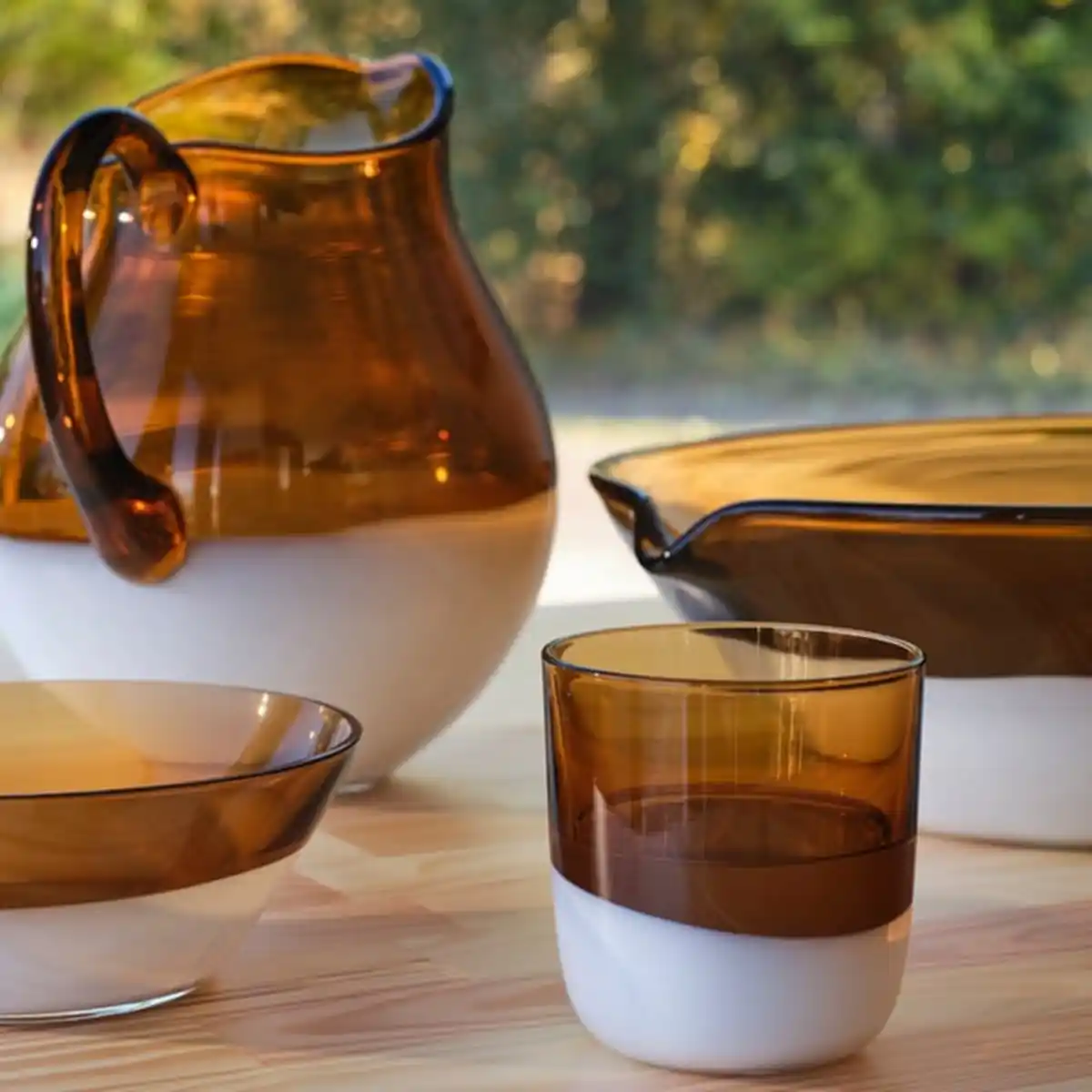 Bild 3 von OMMJÄNGE Glas, braun, 28 cl