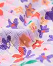 Bild 3 von Kinderkleid gerippt mit Blumen lavendel
