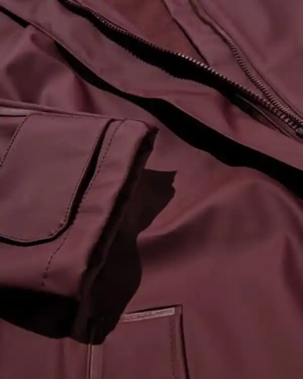 Bild 3 von Damenregenjacke dunkelrot