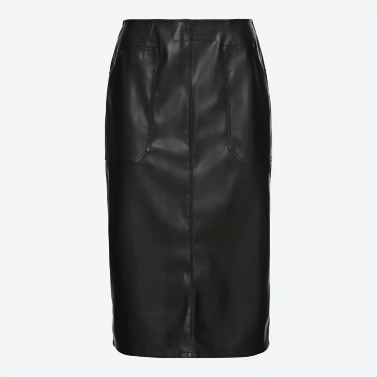 Bild 2 von Damen-Kunstleder-Rock in Midi-Länge