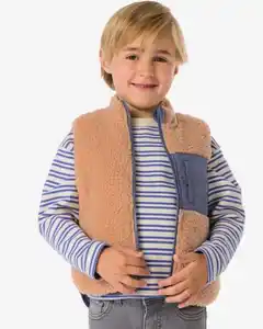Kinder-Wendeweste aus Teddystoff blau