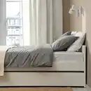 Bild 4 von VIHALS Bettgestell mit 1Unterbett, weiß/Luröy, 140x200 cm