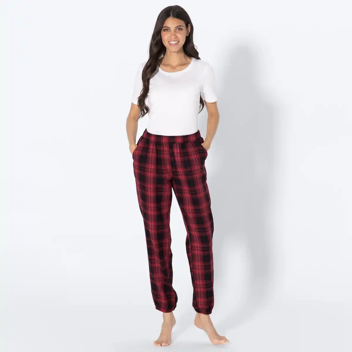 Bild 1 von Damen-Flannelhose mit Karomuster