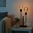 Bild 2 von HADDEBO Tischleuchtenfuß, schwarz