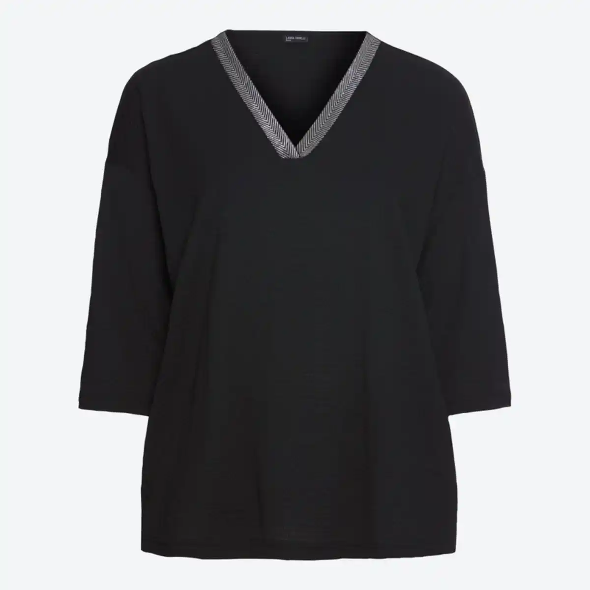 Bild 2 von Damen-Langarmshirt mit V-Ausschnitt, große Größen