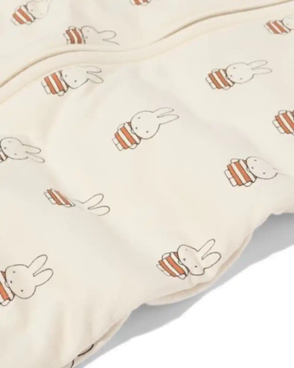 Bild 4 von Miffy-Schlafsack mit abnehmbaren Ärmeln aus Baumwolle, 3,0 TOG eierschalenfarben