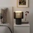 Bild 2 von SYMFONISK Tischleuchte WiFi-Speaker, Stschirm, schwarz