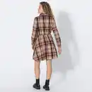 Bild 4 von Damen-Flanell-Kleid mit Knopfleiste