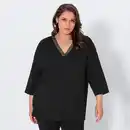 Bild 1 von Damen-Langarmshirt mit V-Ausschnitt, große Größen