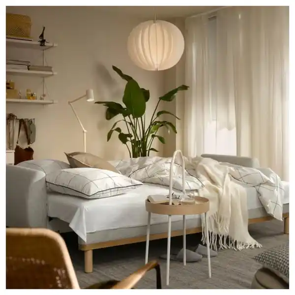 Bild 4 von GRUNNARP 3er-Bettsofa, Gunnared beige