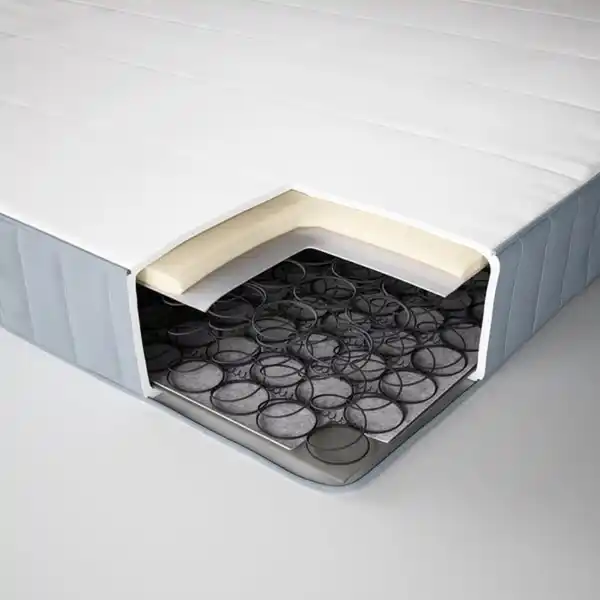 Bild 3 von VESTMARKA Federkernmatratze, mittelfest/hellblau, 140x200 cm