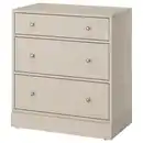 Bild 1 von HAVSTA Kommode mit 3 Schubladen, graubeige, 81x47x89 cm