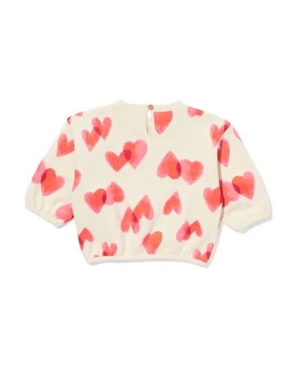 Bild 3 von Baby-Sweater mit Herzen ecru