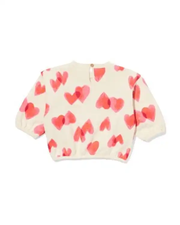 Bild 3 von Baby-Sweater mit Herzen ecru