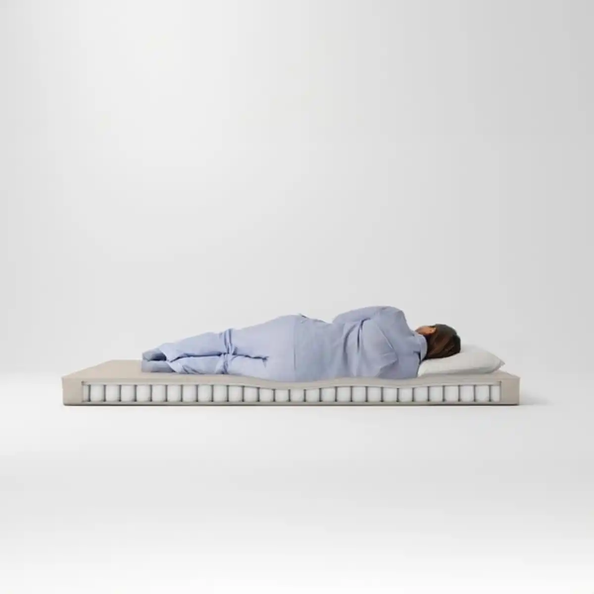 Bild 4 von VANNAREID Taschenfederkernmatratze, fest/beige, 80x200 cm