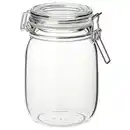Bild 1 von KORKEN Dose mit Deckel, Klarglas, 1 l