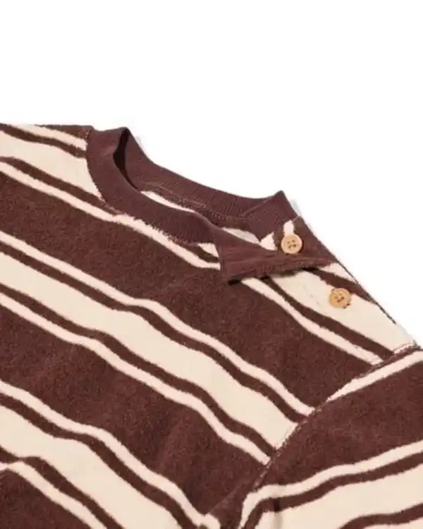 Bild 4 von Baby-Pullover Terry, gestreift braun