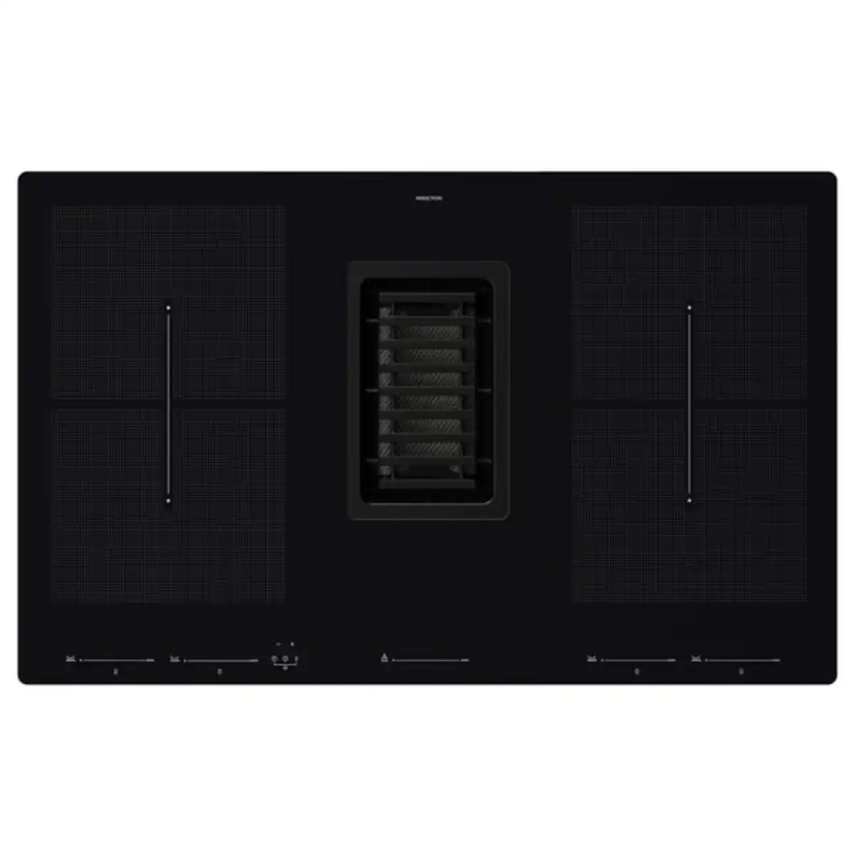 Bild 1 von FÖRDELAKTIG Induktionskochfeld mit Dunstabzug, IKEA 700 schwarz, 83 cm