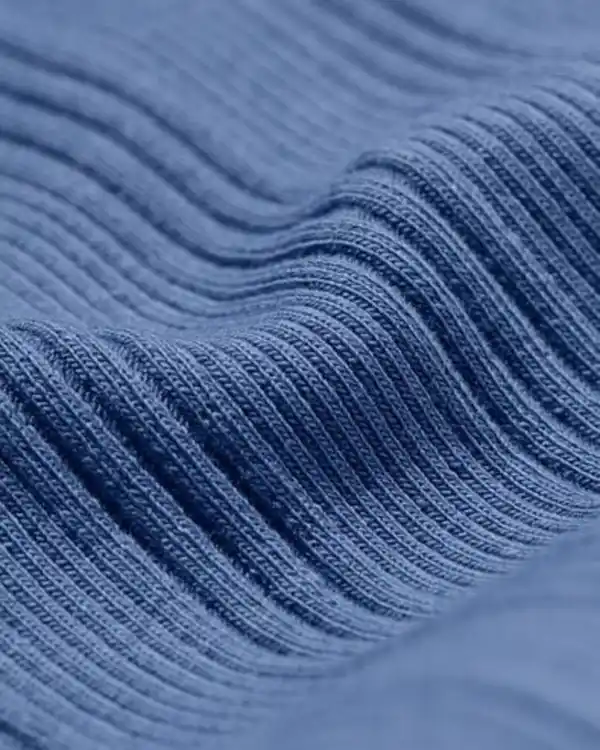 Bild 3 von Ausgestellte Kinderleggings mit Rippstruktur blau