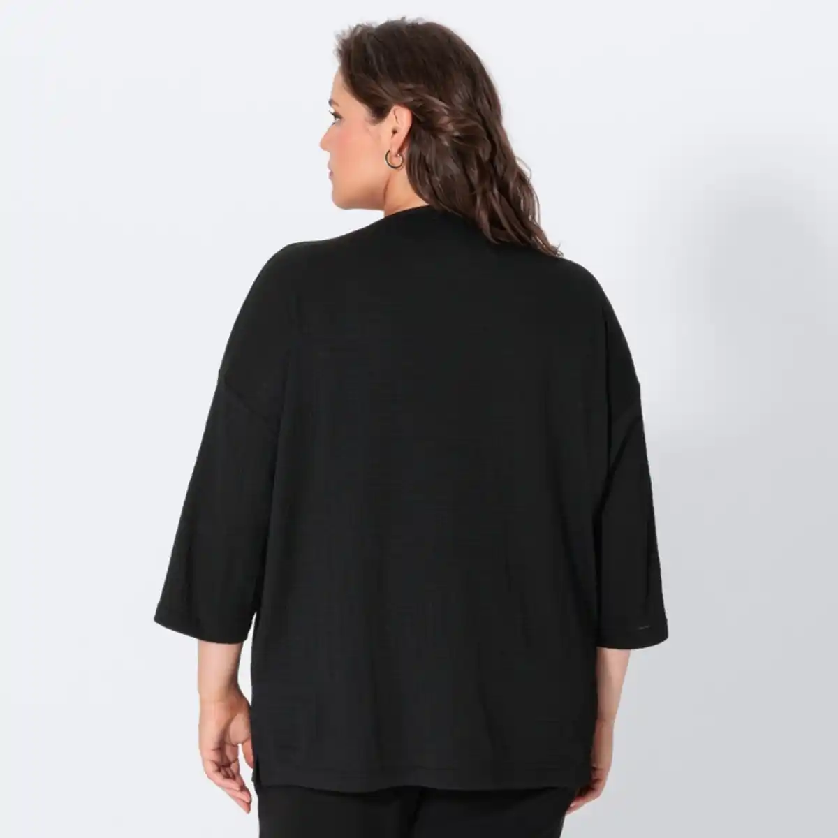 Bild 4 von Damen-Langarmshirt mit V-Ausschnitt, große Größen