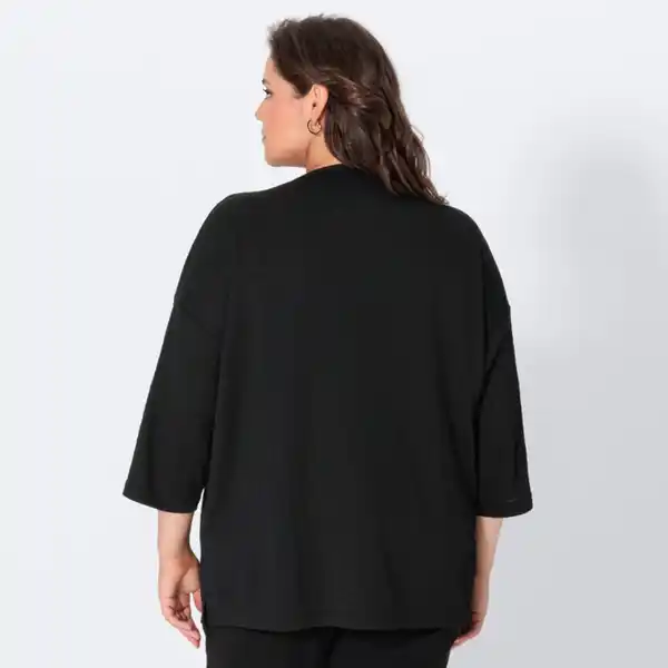 Bild 4 von Damen-Langarmshirt mit V-Ausschnitt, große Größen