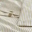 Bild 4 von SOLFIBBLA Bettwäsche-Set, 3-teilig, weiß beige/Streifen, 240x220/80x80 cm