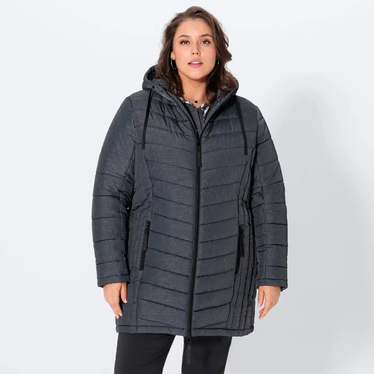 Bild 1 von Damen-Jacke mit Kapuze, große Größen