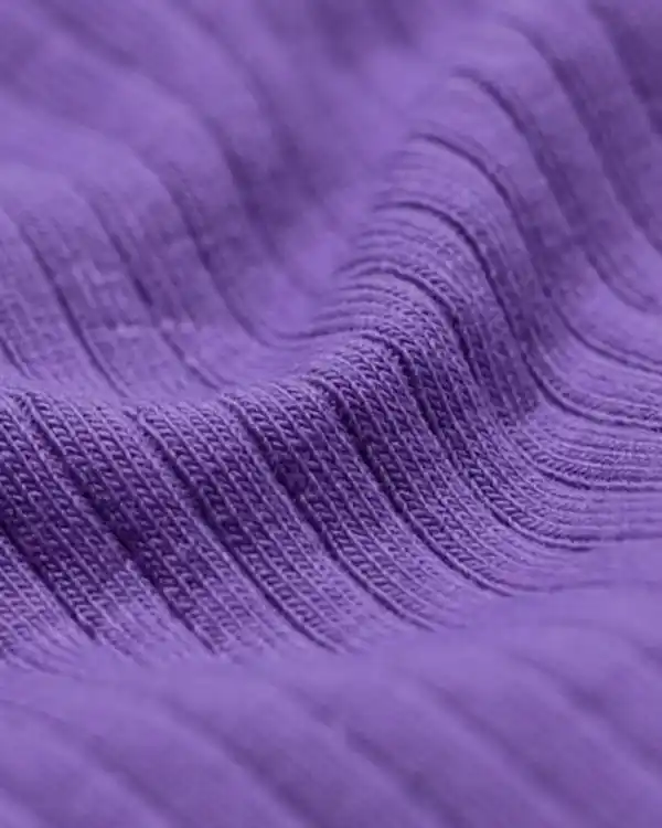 Bild 3 von Kindershirt, gerippt dunkellila